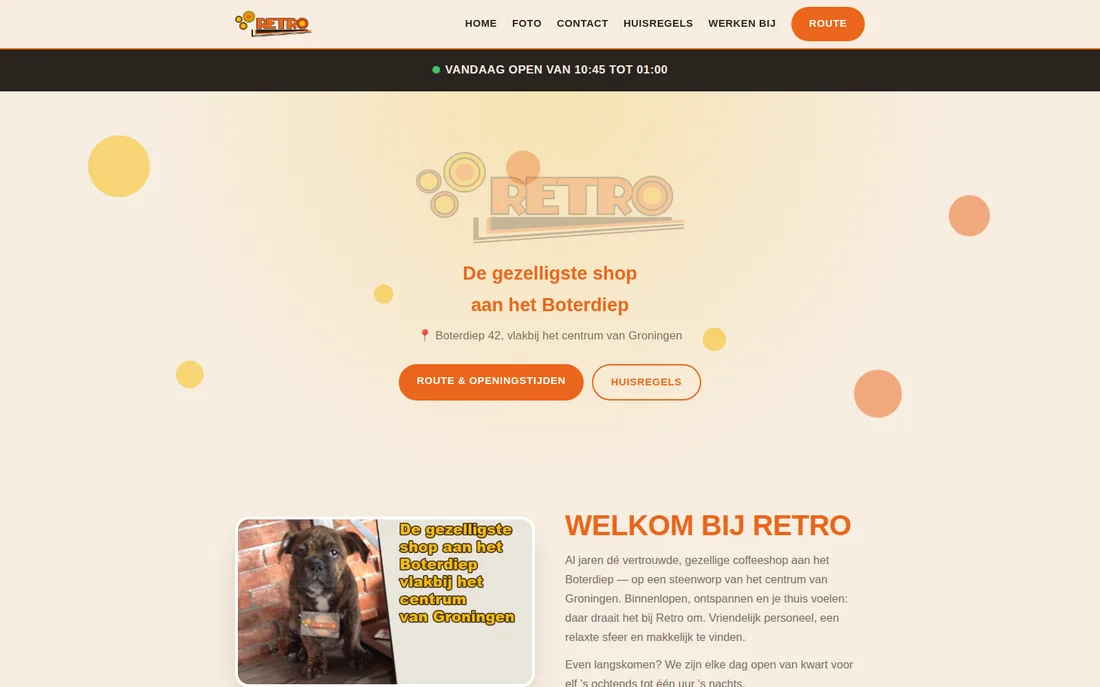 Coffeeshop Retro Groningen